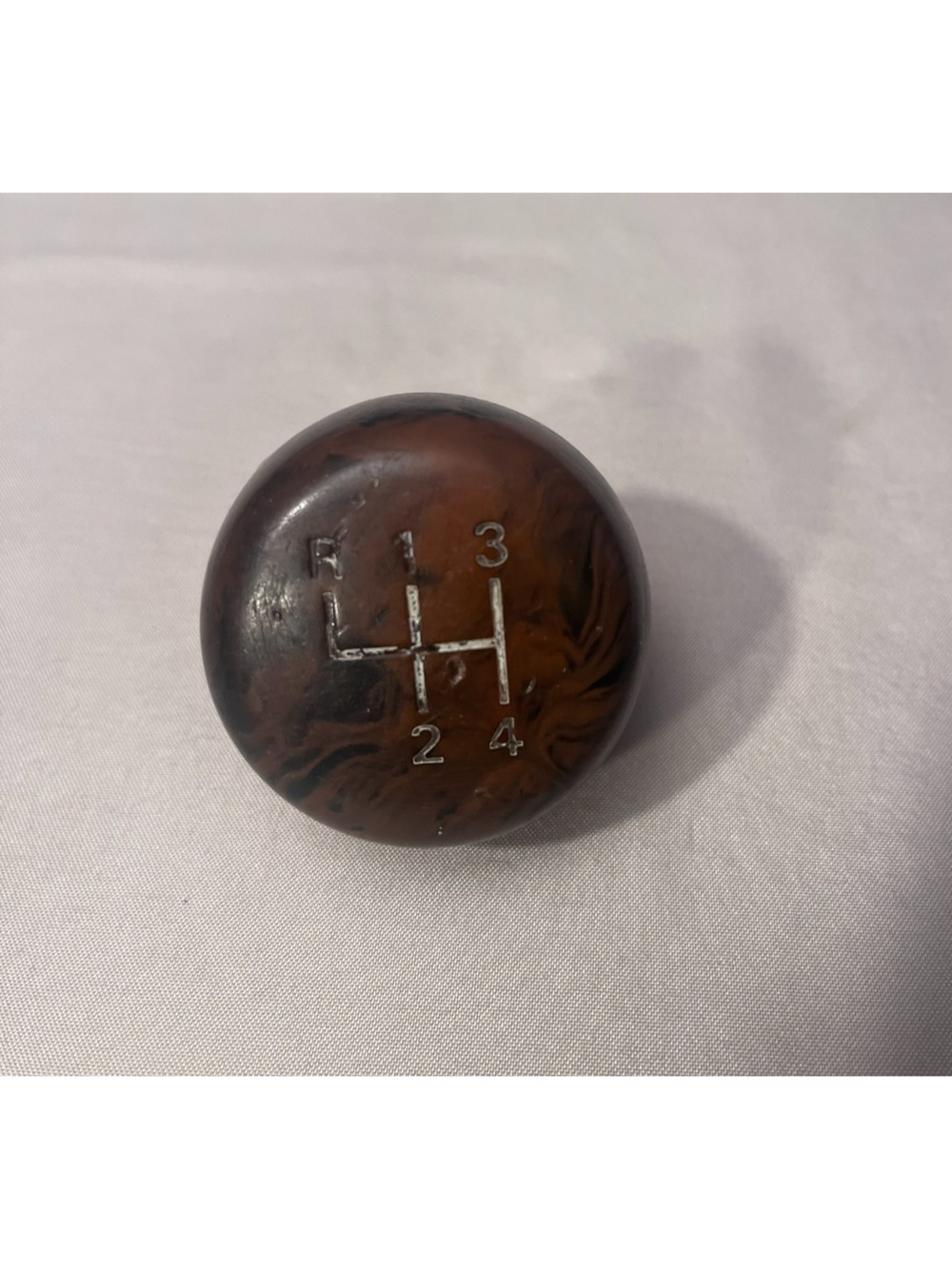 FORD FOMOCO OEM MUSTANG II Pinto 4 Speed Shift Knob woodgrain Vintage